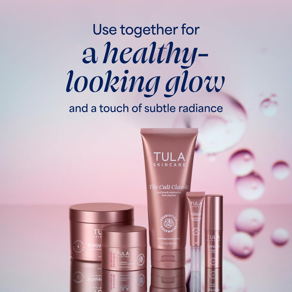 TULA Skin Care Spresso Energizing Eye Balm - Energizing & Hydrating Caffeine Under Eye Treatment for Dark Circles, Portable and Perfect to Use On-the-go, 0.35 oz.