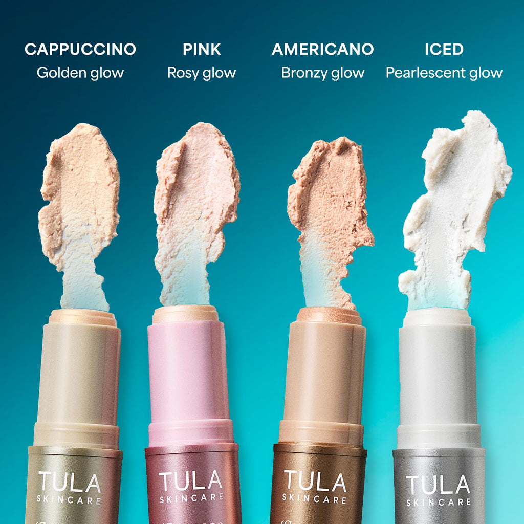 TULA Skin Care Spresso Energizing Eye Balm - Energizing & Hydrating Caffeine Under Eye Treatment for Dark Circles, Portable and Perfect to Use On-the-go, 0.35 oz.
